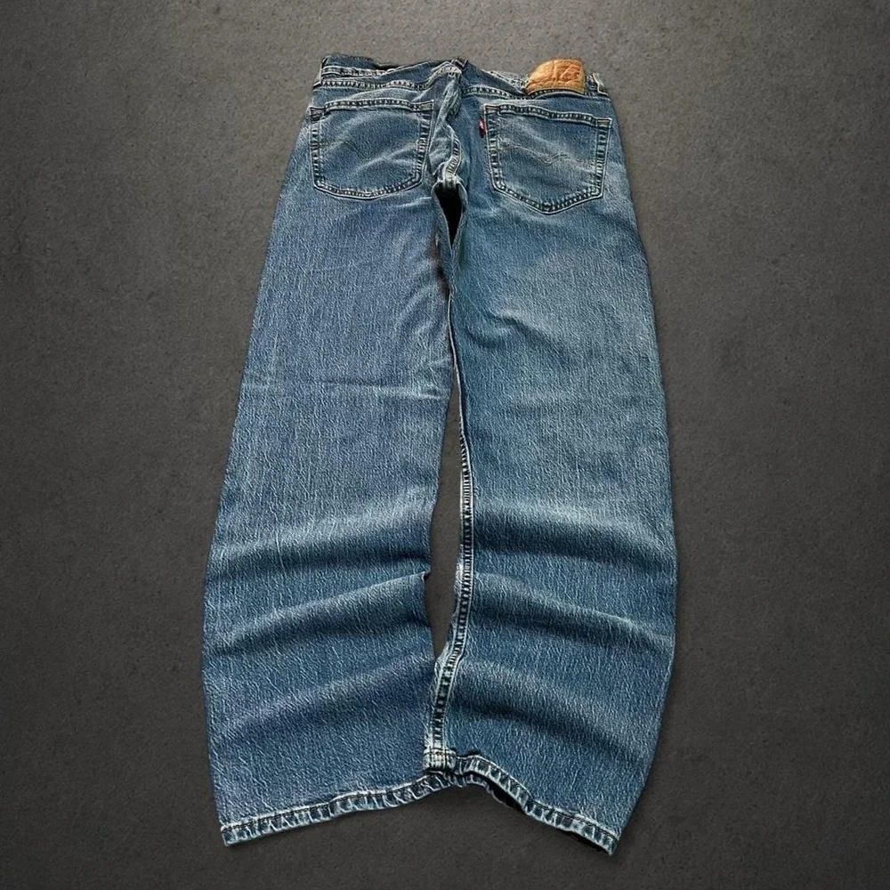 Y2K 2000s Levi's 505 Mid Wash Skater Grunge Blue Denim Jeans